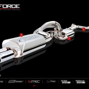 XFORCE Ford Falcon BA BF SEDAN 2.5" Cat Back System